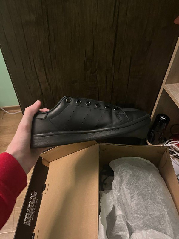 Кроссовки DC, Adidas Stan Smith черные 37 размер