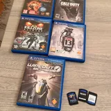 PS Vita с картой памяти 256 GB и играми 10