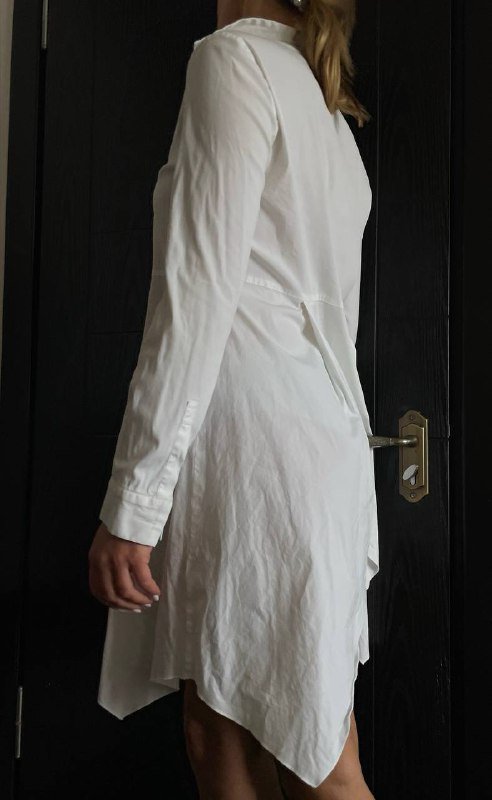 Белое платье-рубашка FABIANA FILIPPI 42 размер 2