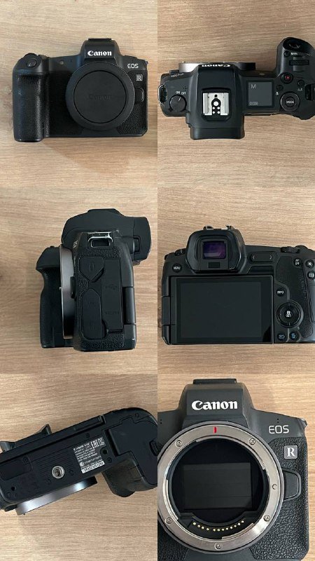 Беззеркальная фотокамера Canon EOS R, аккумуляторы, карта памяти