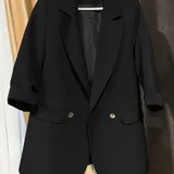 Женские пиджаки, бирюзовый и чёрный 2