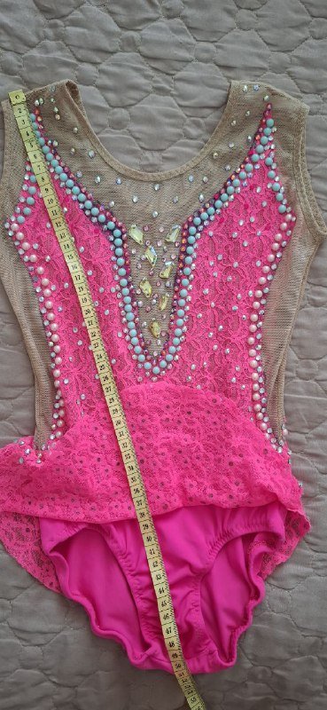 Купальник для художественной гимнастики, рост 128-134 см