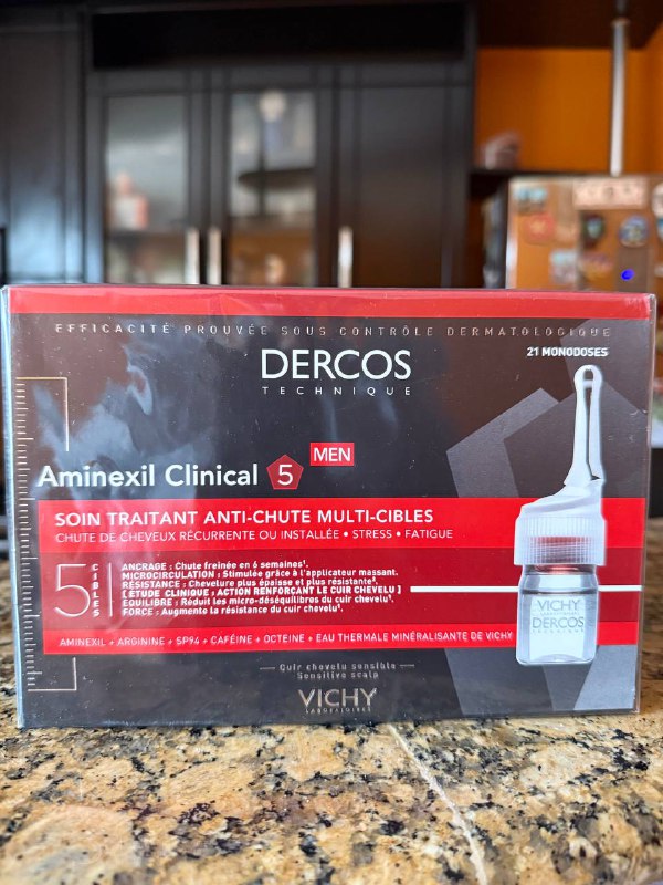 Лосьон от выпадения волос мужской Vichy Dercos с аминексилом