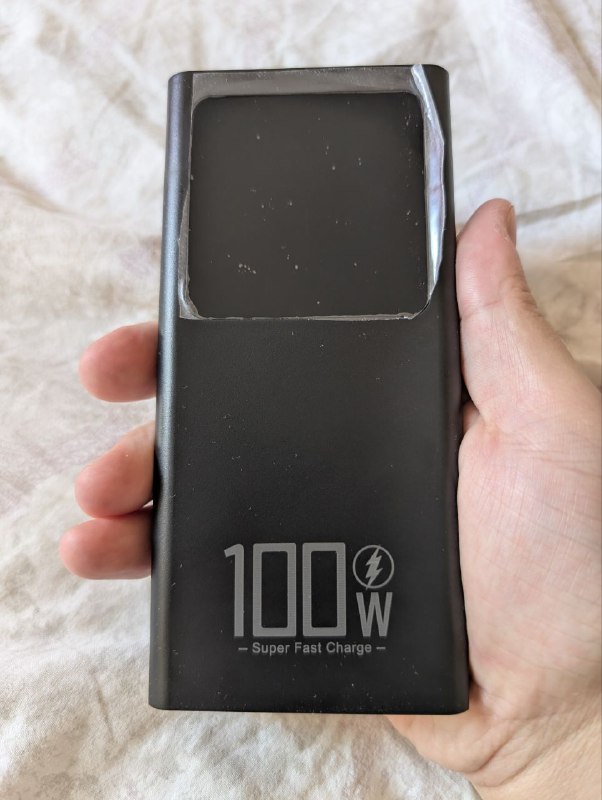 Power bank 20000 mAh 100W Type C Micro USB
