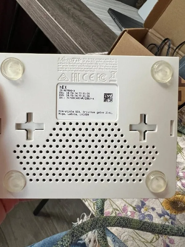 Маршрутизатор Mikrotik 1