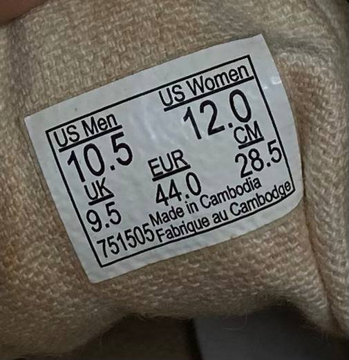 Мужские кроссовки Vans черные, размер 44 (US 9.5) 3