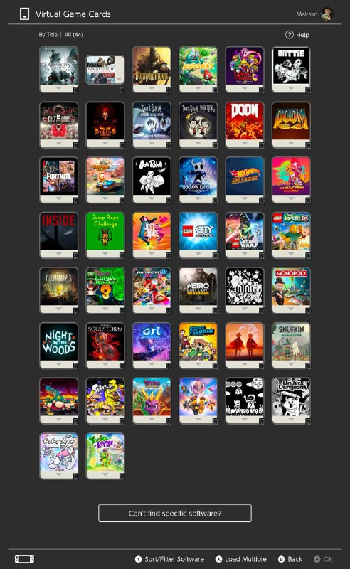 Аккаунт с 39 играми для Nintendo Switch 8