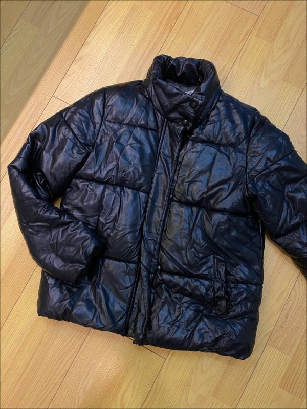 черная женская куртка дутик S/M 3