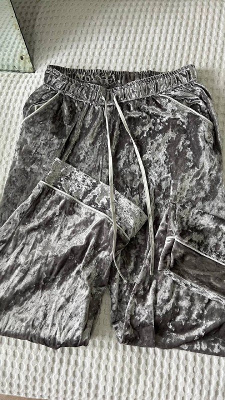 Бархатные штаны-пижама