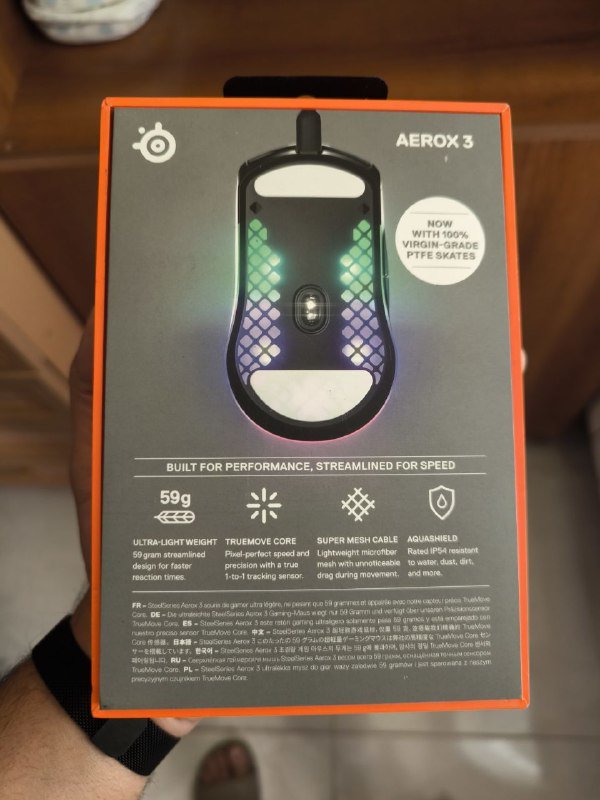 SteelSeries Aerox 3 мышь 3