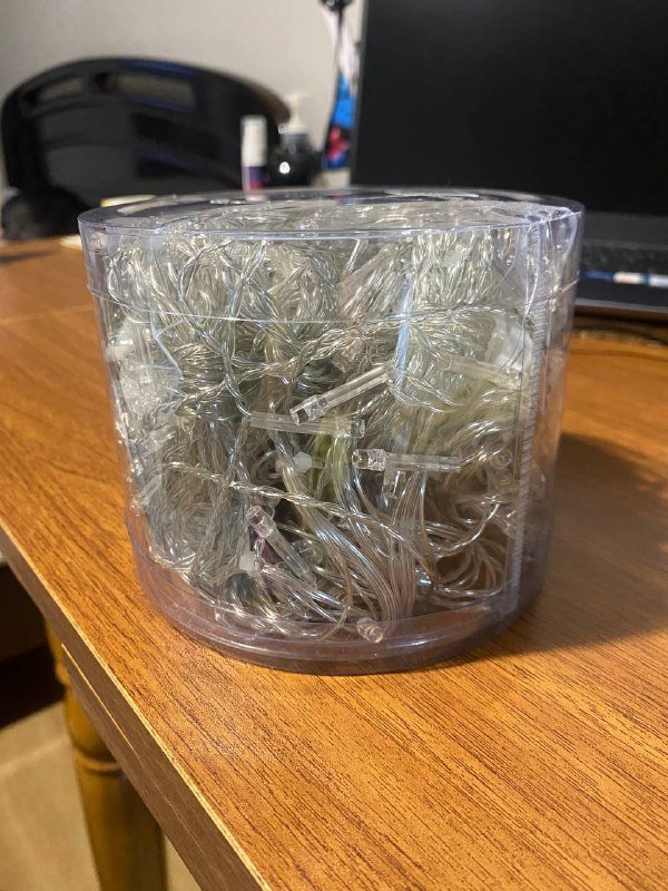 Гирлянда-штора светодиодная 3х3м 2