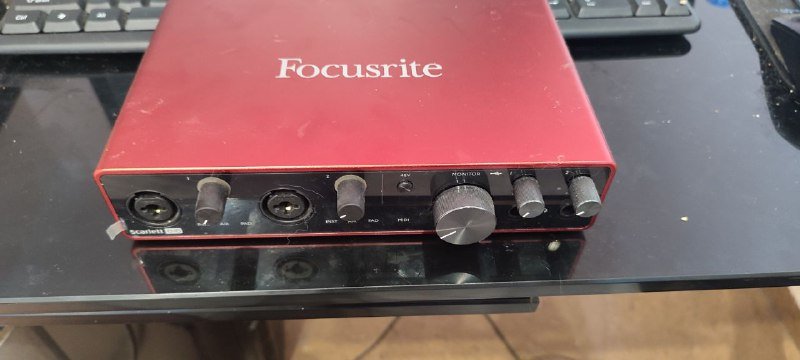 Звуковая карта Scarlett Focusrite 8i6, Миди-клавиатура Arturia MiniLab m2 3