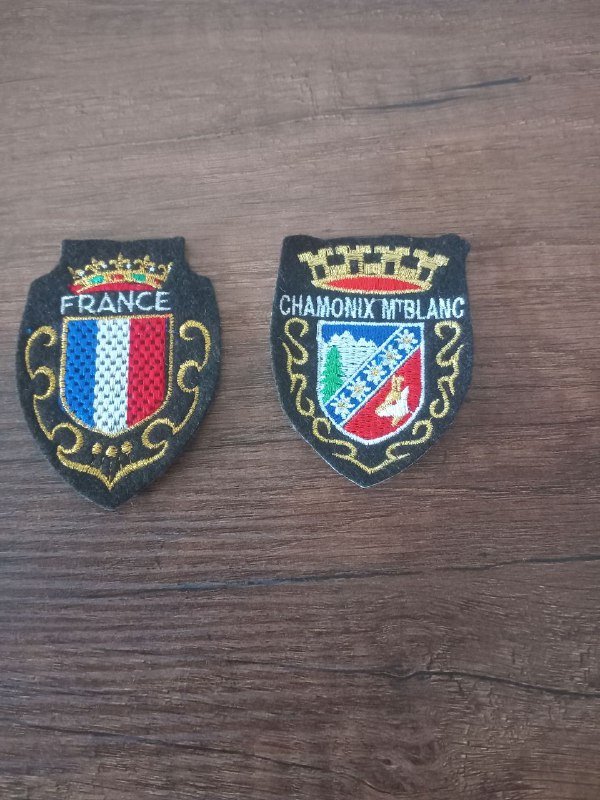 Вышитая эмблема Шамони-Монблан, эмблема Франции, металлический брелок