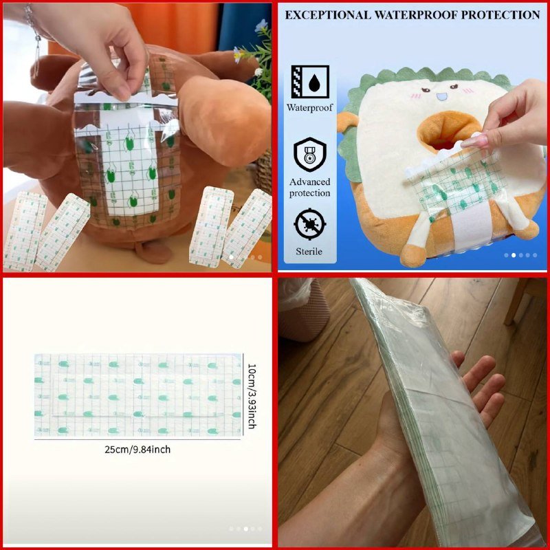 Водонепроницаемые защитные наклейки для женщин