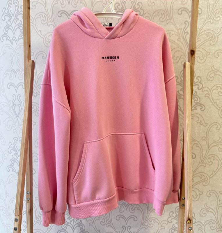 Толстовка худи MANEKEN розовая 2
