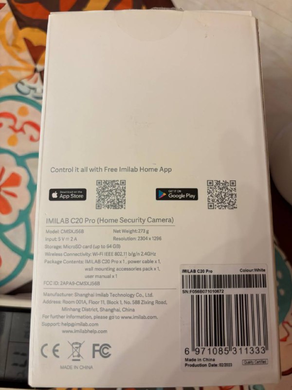 Камера IMILAB C20 Pro Full HD 2