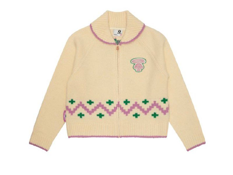 Aape Knit Cardigans Women's Ecru