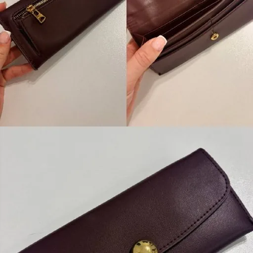 Кошелек Mango, крем, серебряные кольца