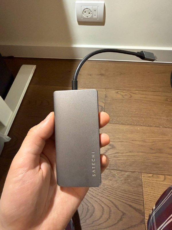 Адаптер Satechi space-gray USB HDMI Ethernet