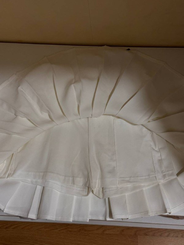 Майка белая, комбинезон, юбка-шорты, размер S 5