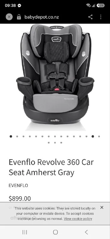 Детское автокресло Evenflo Revolve 360 Amherst Gray 1