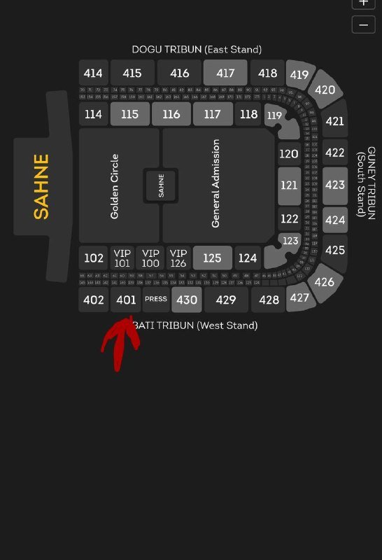Билеты на Макса Коржа в Стамбуле, сектор 401