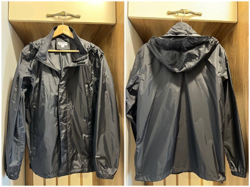 Мужское пальто, джинсы, рюкзак, куртка, кепка, ремень, дождевик 7