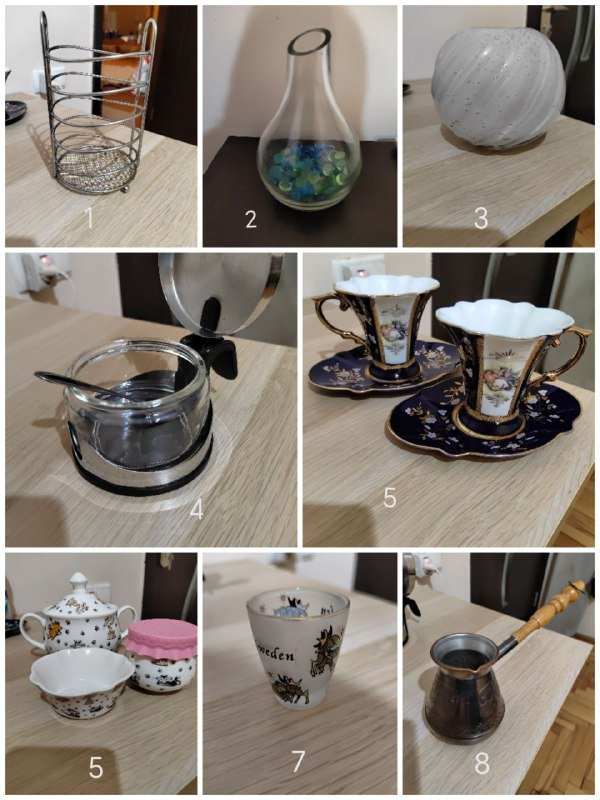 держатель для сушки столовых приборов, вазы, чашки с блюдцем, солонка, рюмка, джезва