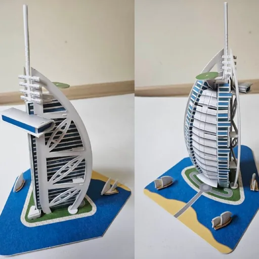3D паззл Бурдж-аль-Араб, книги, альбом для рисования