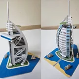 3D паззл Бурдж-аль-Араб, книги, альбом для рисования 1