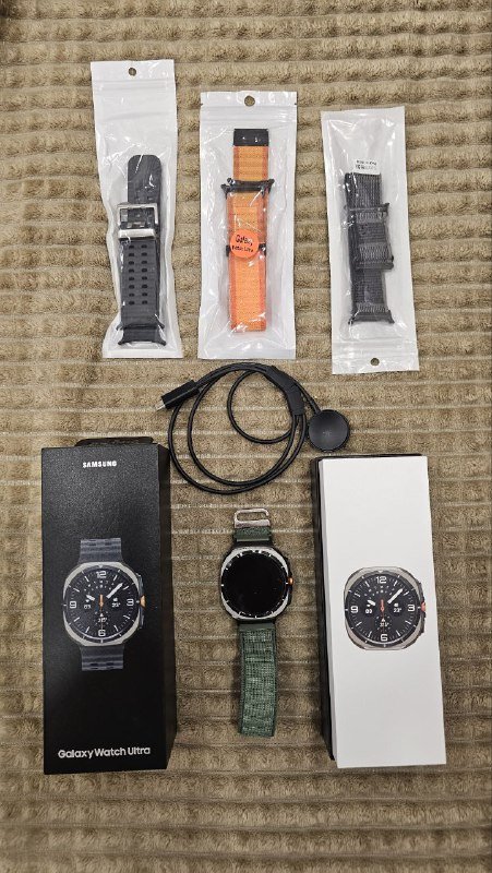 Galaxy watch ultra, 3 дополнительных ремешка