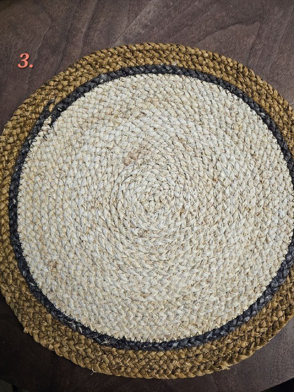 Подставки под тарелки розовые 6 шт. 3