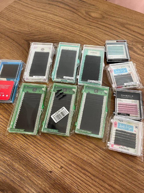 Ресницы Lashy коричневые с 6-13