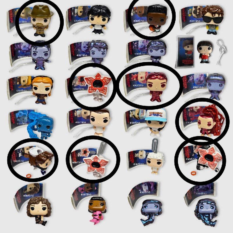 Фигурки Kinder Joy Stranger Things Макс, Хопер, Оди