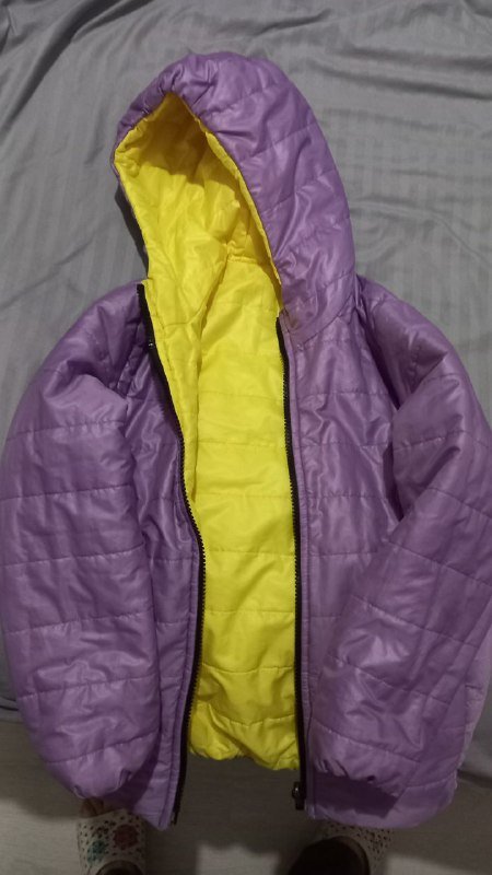 Двусторонняя куртка и кофту для девочки 6-8 лет 2