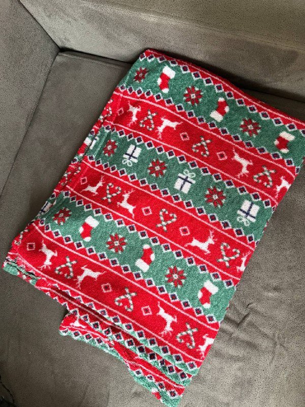 рождественский плед