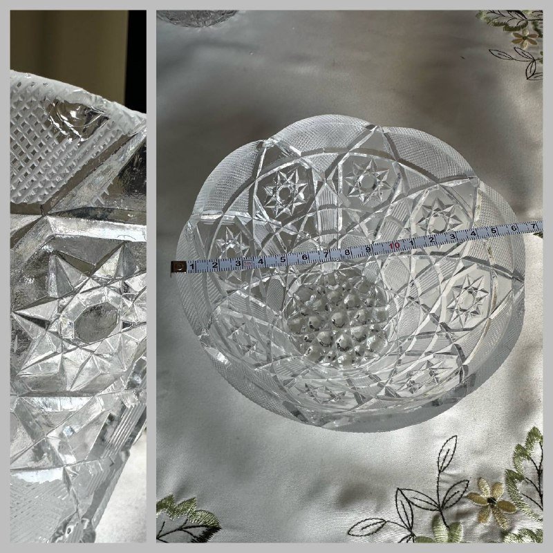 Хрустальная ваза с дефектом