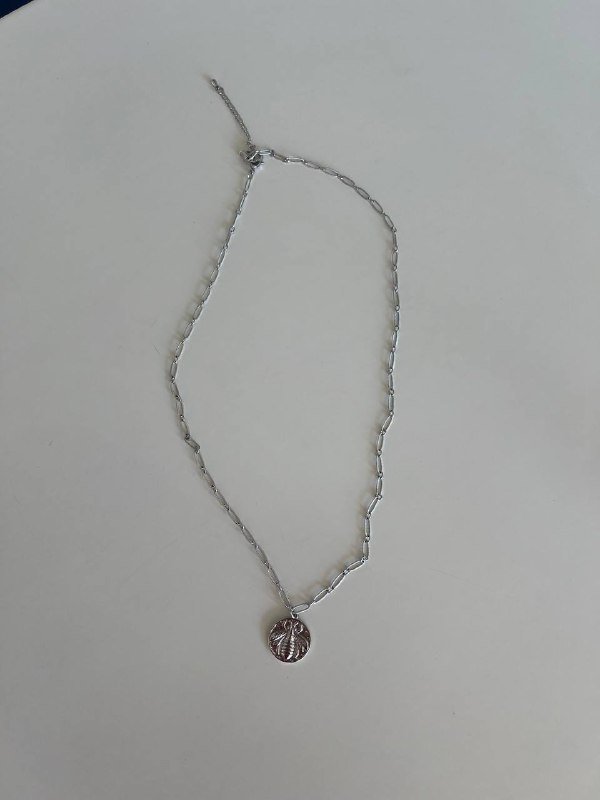 Цепь с медальоном с изображением осы