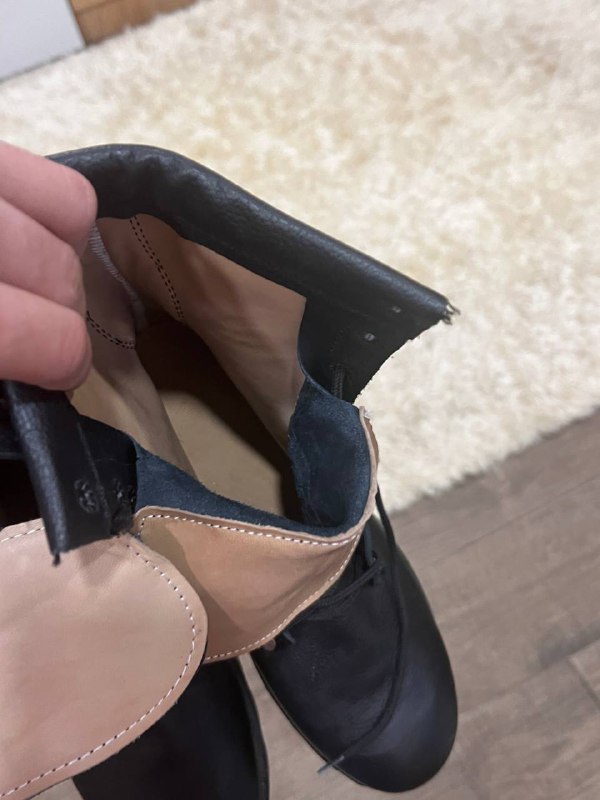 Кожаные мужские ботинки размер 42 4