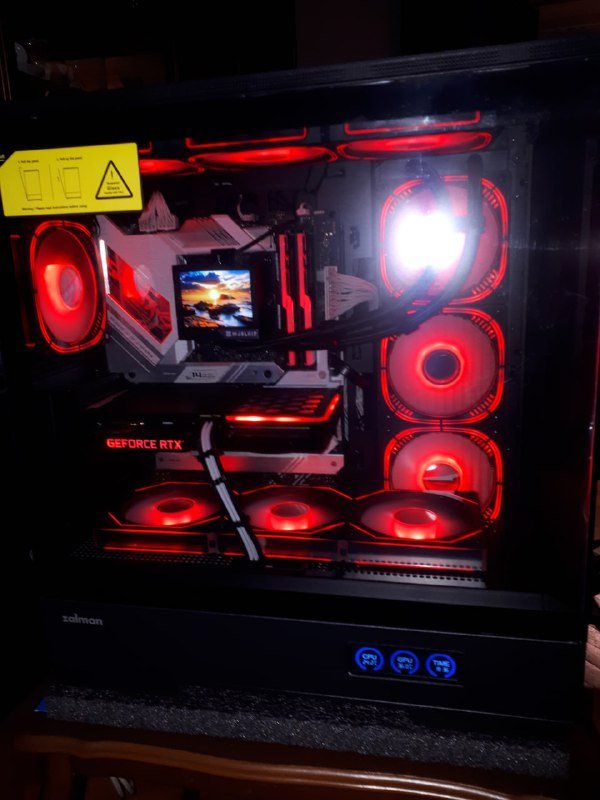 Персональный компьютер, монитор AOC Q27G2E 27" 2K, RTX 3060Ti, i5-12600K