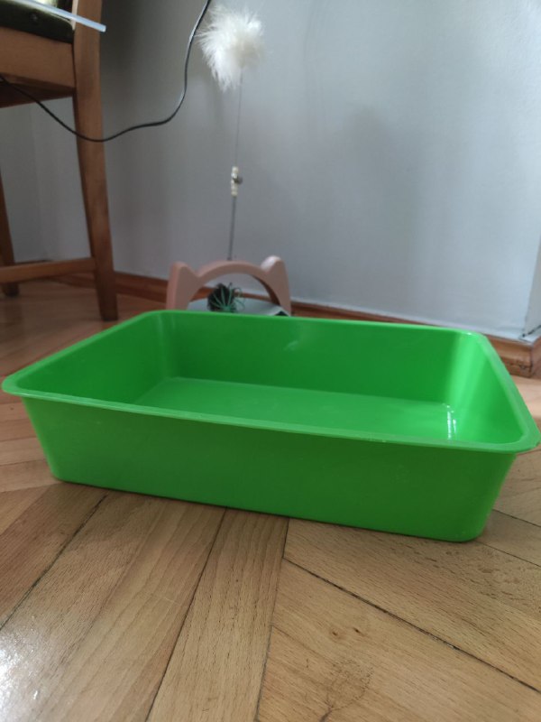 Лоток и игрушки для кота
