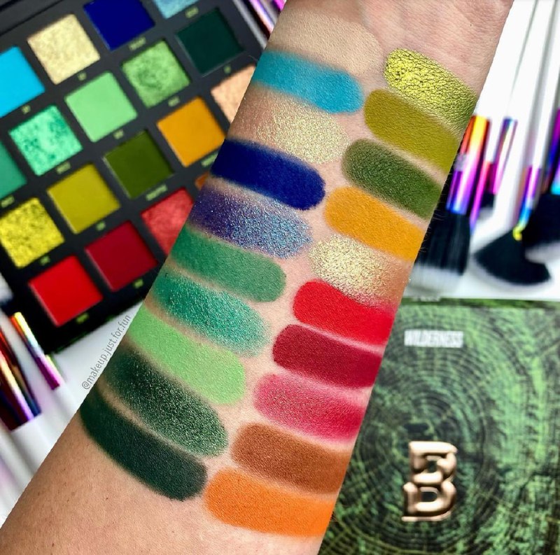 Палетки теней Beauty Bay Wilderness, ColourPop Bye Bye Birdie, карандаши BeautyBomb 2