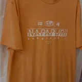 Оранжевая футболка Napapijri XL 2