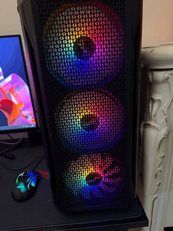 Игровой ПК, монитор 27”, клавиатура, мышь, наушники 3