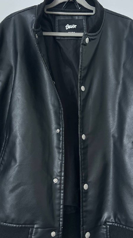 Кожаный мужской бомбер 3
