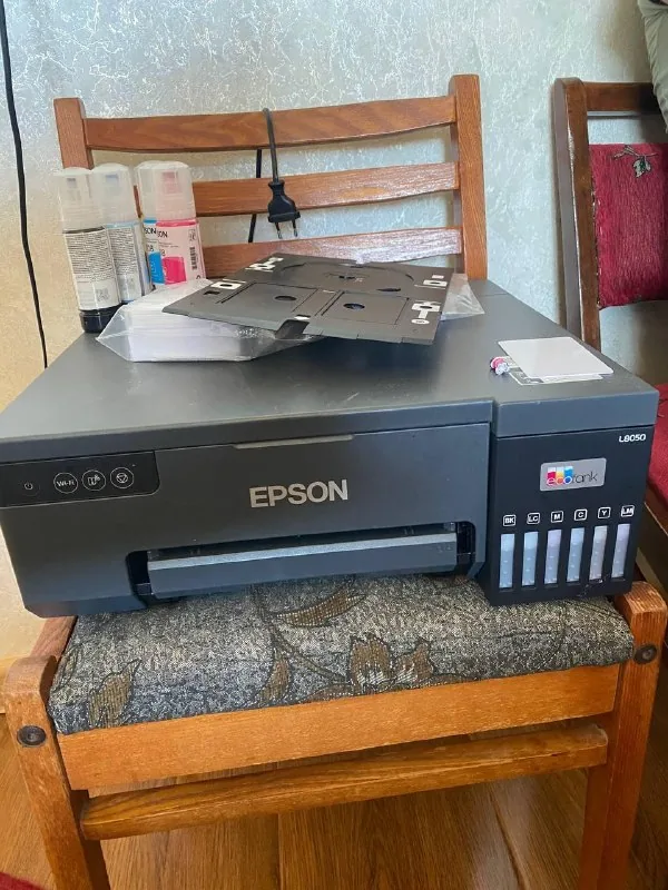 Принтер EPSON L8050 цветной с ПВХ