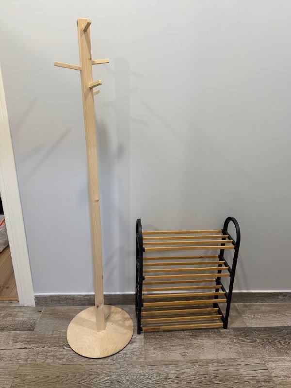 напольная вешалка, стойка для одежды, обувница полка