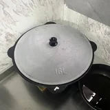 Чугунный казан 16 л с крышкой 3