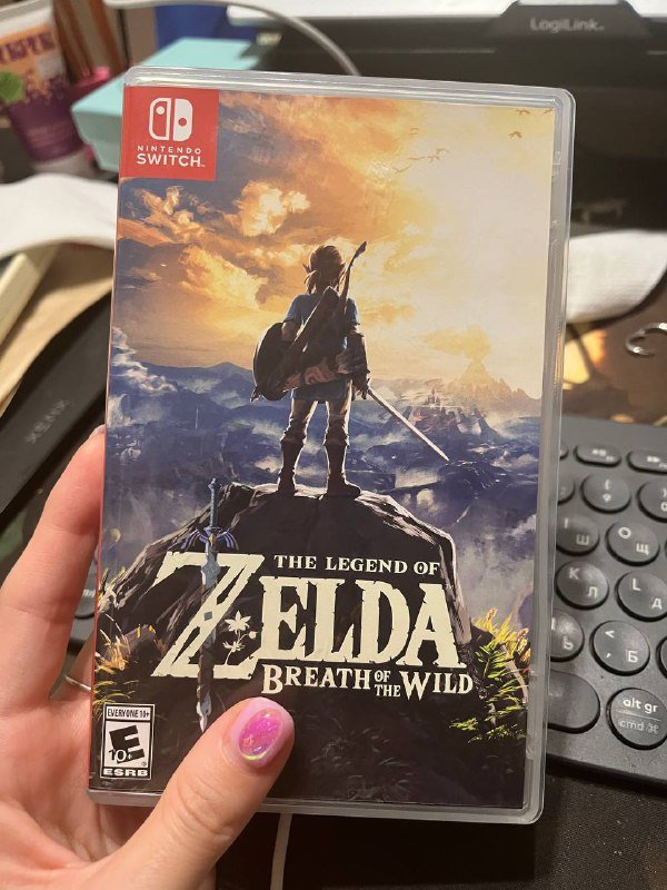 Zelda Breath of the Wild Картридж для Нинтендо