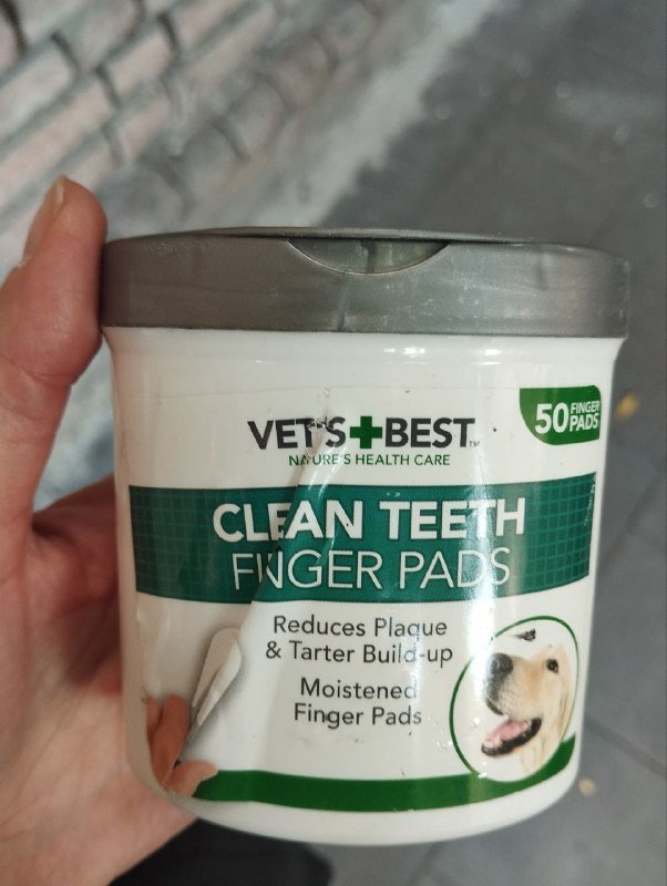 Напальчник для чистки зубов собаки